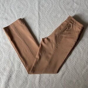 Vintage PATRIZIA PEPE Low Rise Skinny Beige Wool Trousers 42